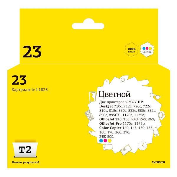 Картридж для струйного принтера T2 IC-H1823/HP 23 фото