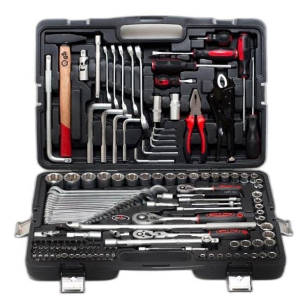 Набор ручного инструмента СЕРВИС КЛЮЧ 142 предмета 12 граней