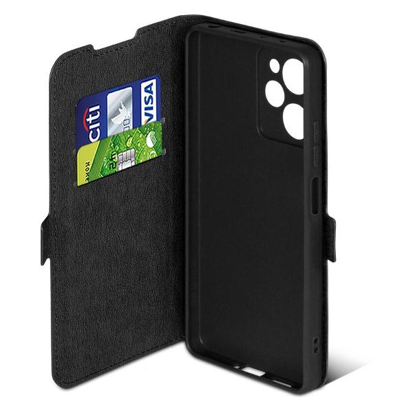 Чехол DF Poco X5 Pro 5G poFlip-15 черный