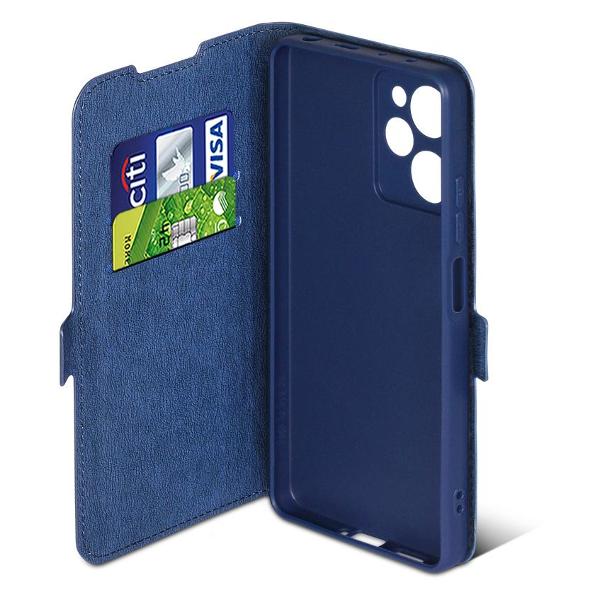 Чехол DF Poco X5 Pro 5G poFlip-15 синий