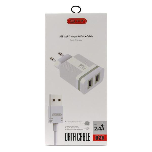 Сетевое зарядное устройство BYZ U26EUTW