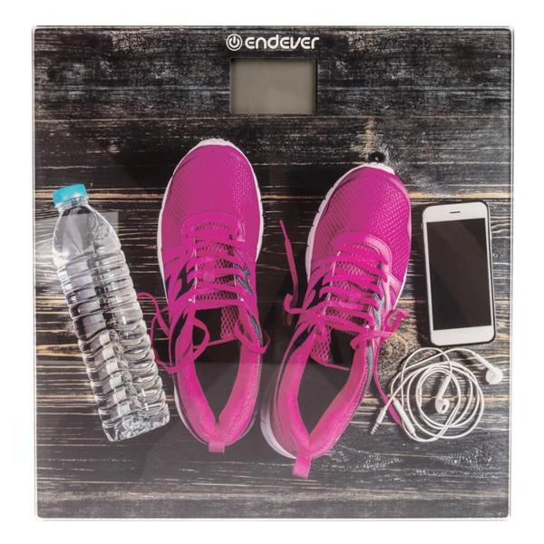 Весы напольные Endever Aurora-560 рисунок Кроссовки