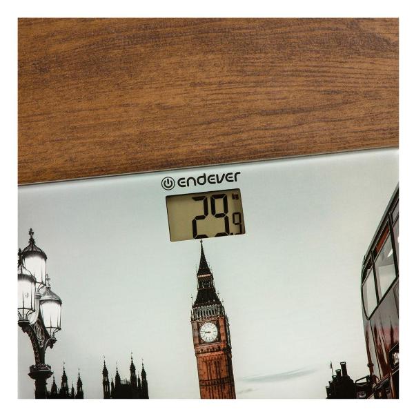 Весы напольные Endever Aurora-556 рисунок Биг Бен