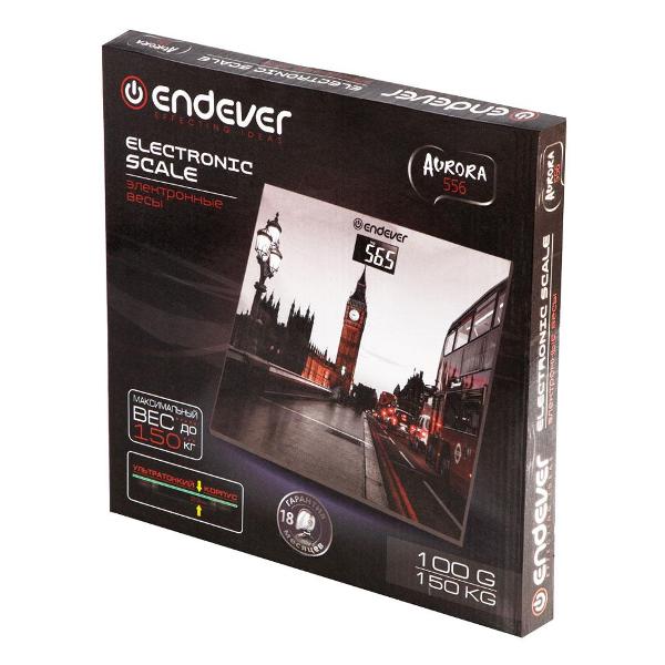 Весы напольные Endever Aurora-556 рисунок Биг Бен