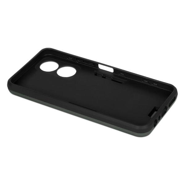 Чехол DF для Oppo A17/A17k oArmor-01 (темно-зеленый)
