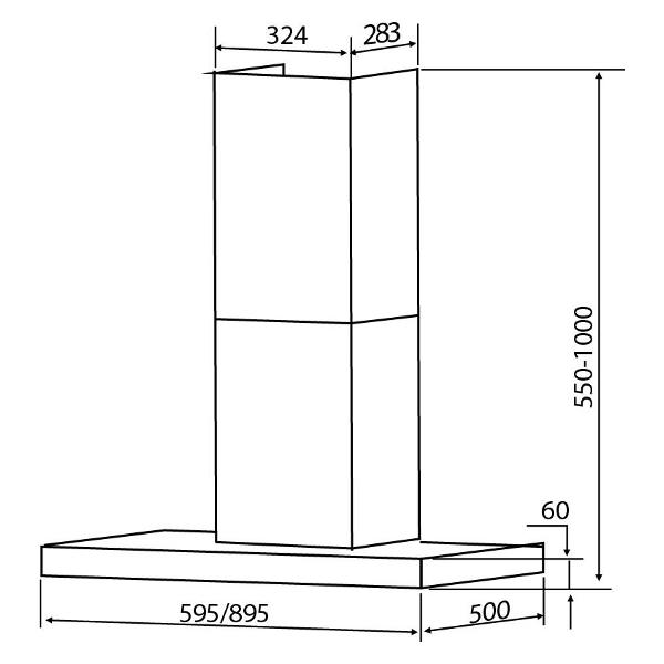 Вытяжка Exiteq EX-1069 black