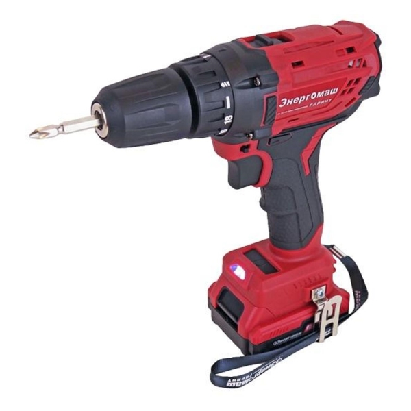 Шуруповерт аккумуляторный Энергомаш ДШ1-12Л фото