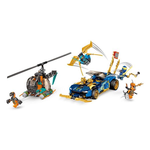 Конструктор Lego Ninjago Гоночный автомобиль ЭВО Джея и Нии