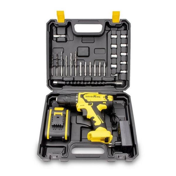 Шуруповерт GOODKING 28 предметов EK-200228