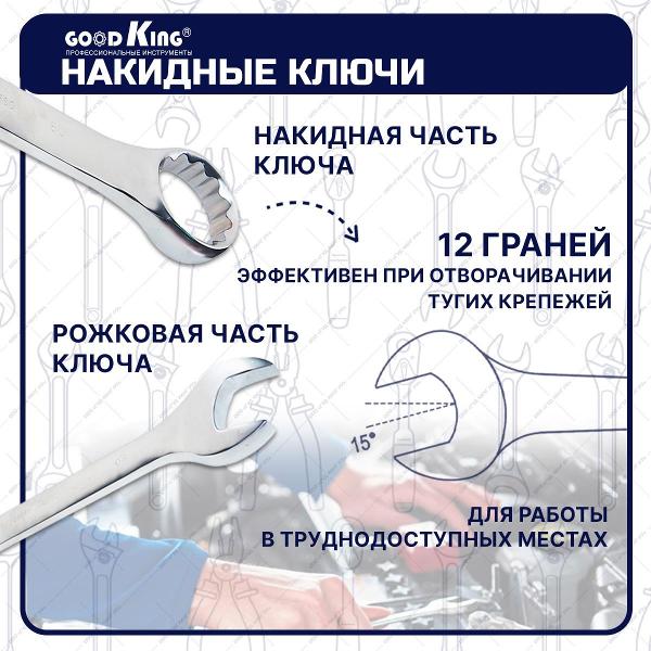 Набор ручного инструмента GOODKING KRN-10018