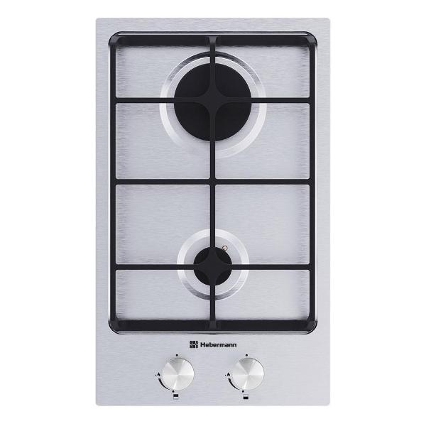 Встраиваемая газовая панель независимая Hebermann HBGS 302.1 X