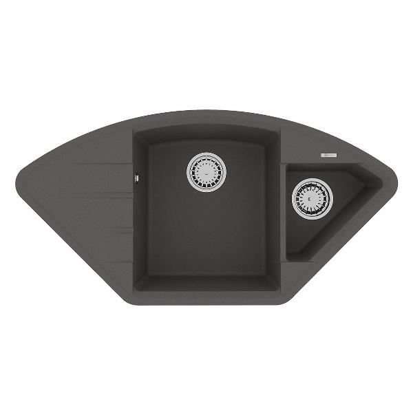 Мойка кухонная Lemark IRKANA 980 серый шелк