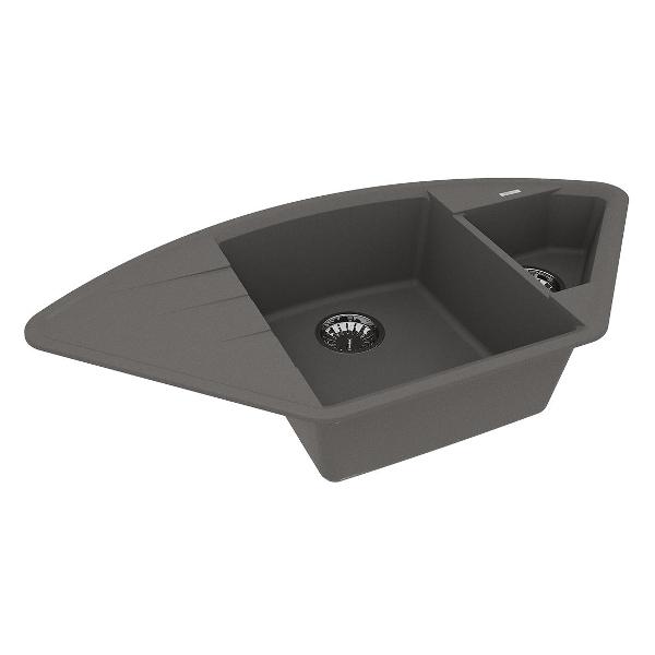 Мойка кухонная Lemark IRKANA 980 серый шелк