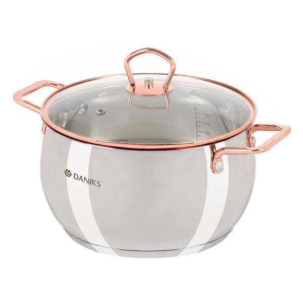 Кастрюля Daniks Карлин'' GS-01332G-22(397610)