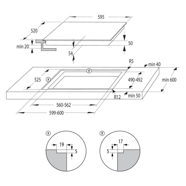 Встраиваемая индукционная панель независимая Hisense I6456CB
