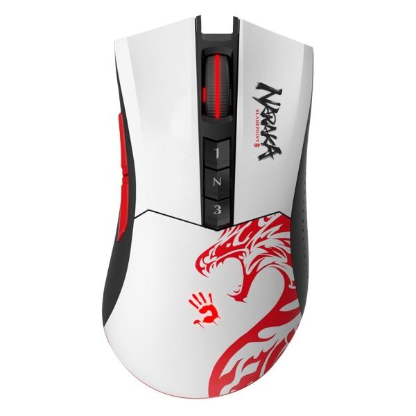 Игровая мышь A4Tech Bloody R90 Plus Naraka белый фото