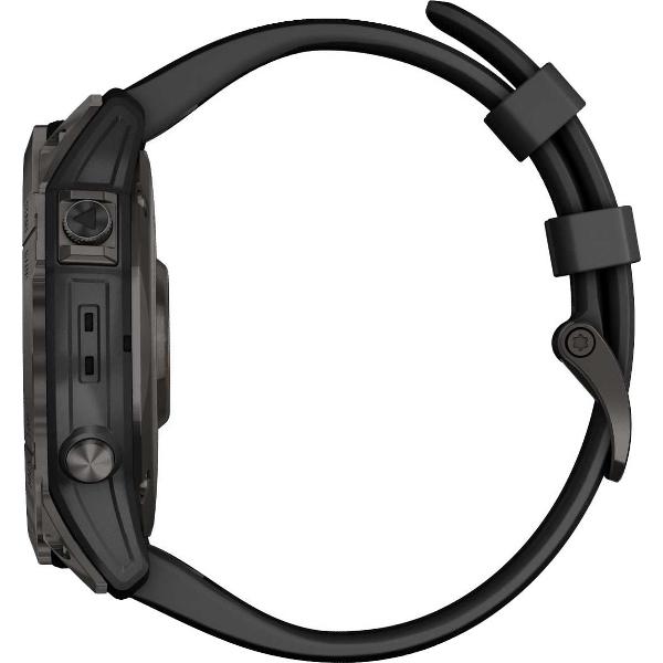 Смарт-часы Garmin Fenix 7X Sapphire Solar Black DLC титановый