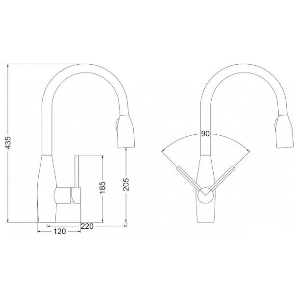 Смеситель Oulin OL-8016
