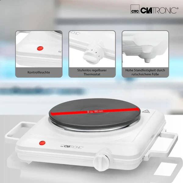 Настольная электрическая плита Clatronic EKP 3582 (271698)