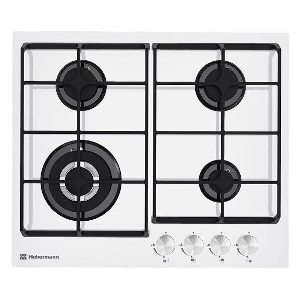 Встраиваемая газовая панель независимая Hebermann HBGG 604.1 W