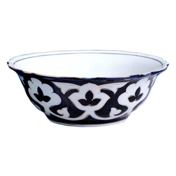 Тарелка столовая Шафран пахта в золоте 7486686