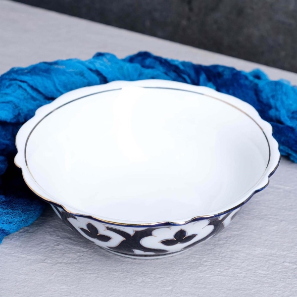 Тарелка столовая Шафран пахта в золоте 7486686