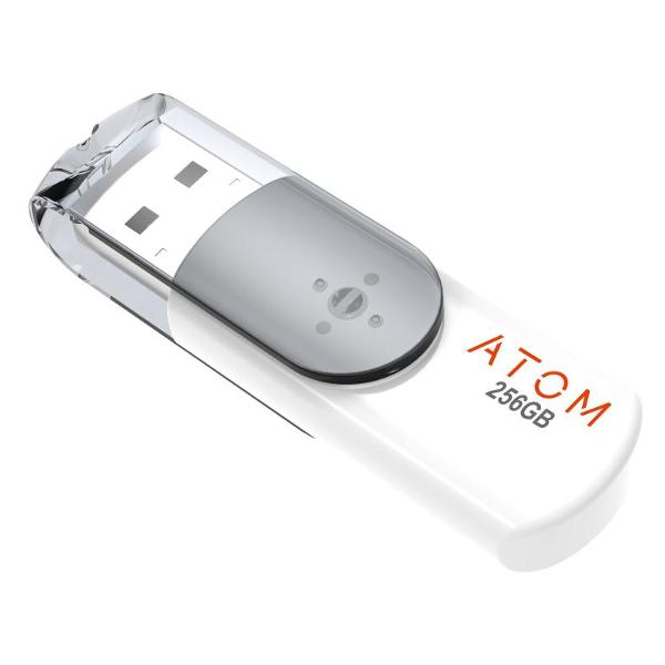 Флеш-диск Atom AUSB3SW 256GB USB3.2 AUSB3SW/256GB белый