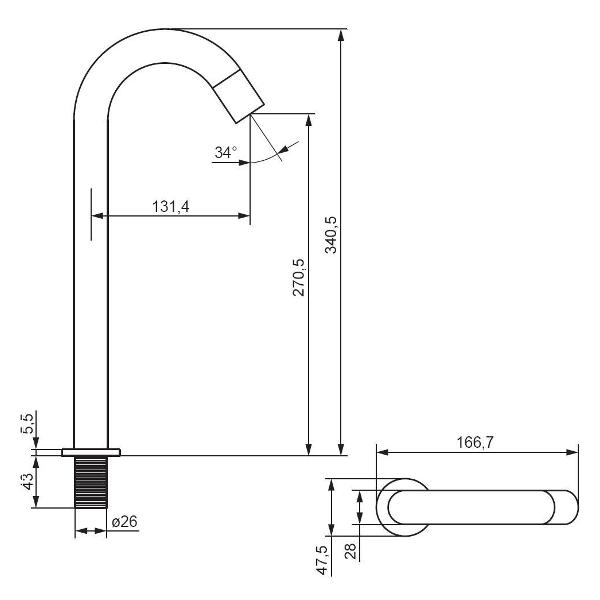 Смеситель Damixa 360280000