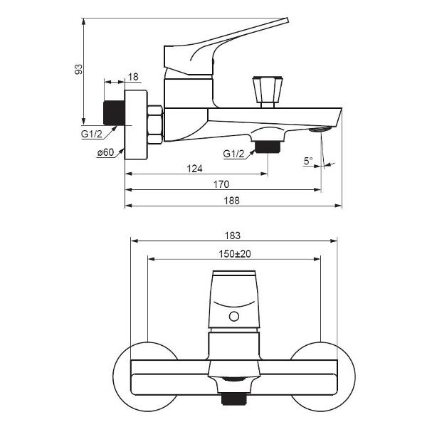 Смеситель Damixa 401000300