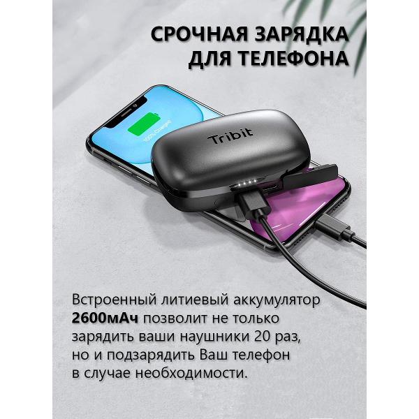 Наушники внутриканальные Bluetooth Tribit Flybuds 3