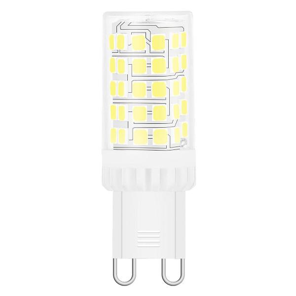 Лампа Gauss G9 AC185-265V 5.5W 560lm 3000K керамика LED
