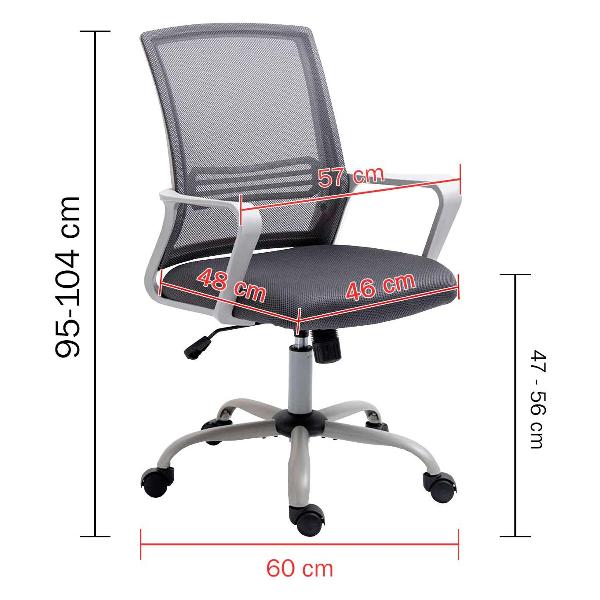 Кресло компьютерное SOKOLTEC HW01GR Grey