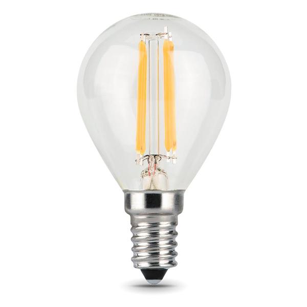 Лампочка Gauss Filament Шар 11W 830lm 4100К Е14 LED фото