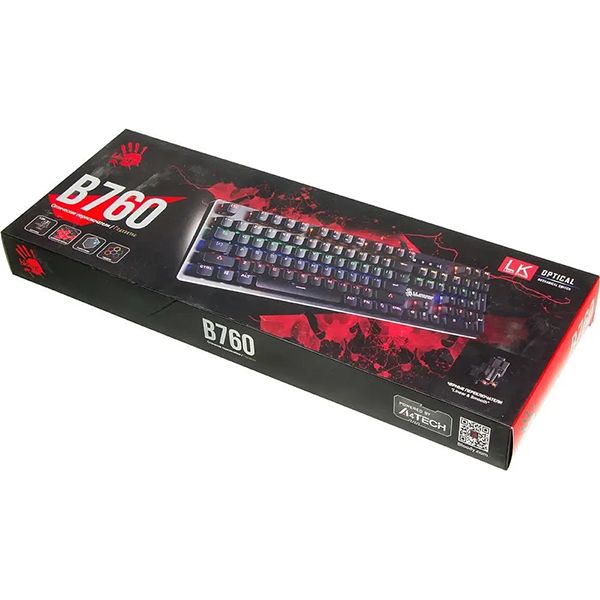 Игровая клавиатура A4Tech Bloody B760 GREY BLACK SWITCH