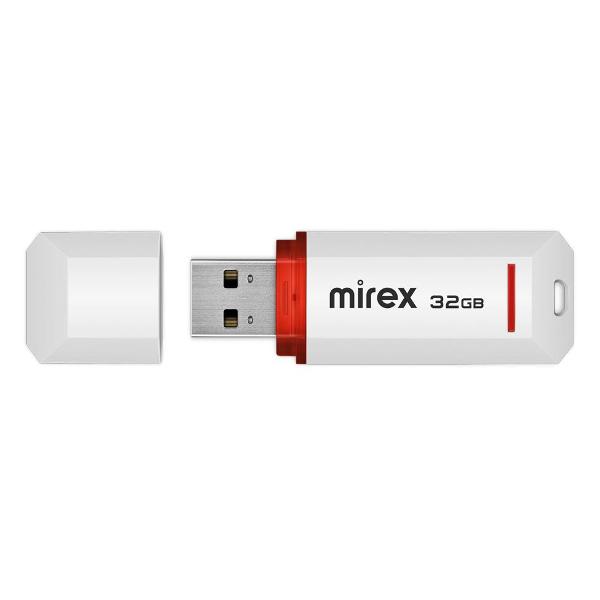 Флэш диск USB Mirex KNIGHT WHITE 32GB 13600-FMUKWH32