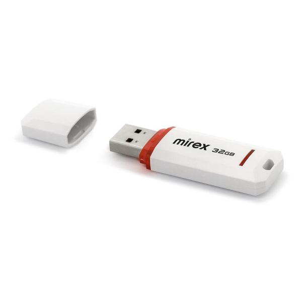 Флэш диск USB Mirex KNIGHT WHITE 32GB 13600-FMUKWH32