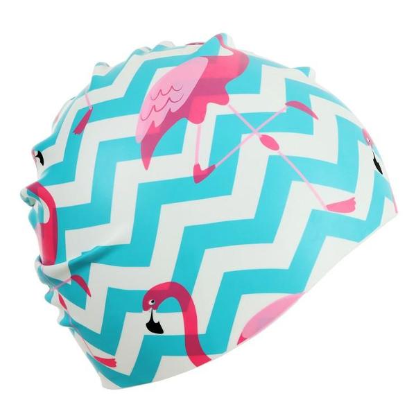 Шапочка для плавания ONLITOP фламинго 7316249