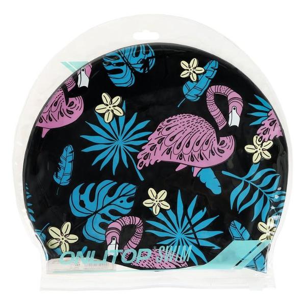 Шапочка для плавания ONLITOP фламинго 7316247