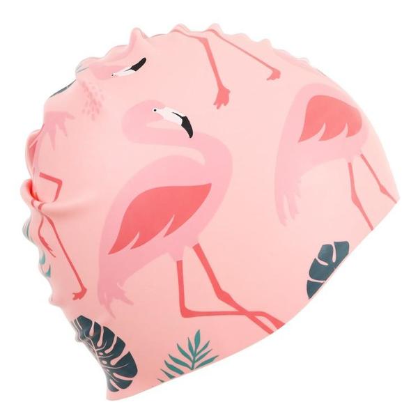 Шапочка для плавания ONLITOP фламинго 7316255