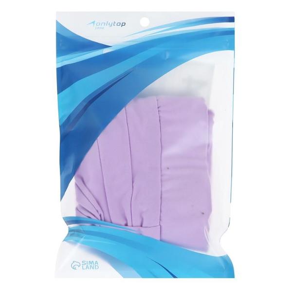 Шапочка для плавания ONLYTOP с подкладом 3470924