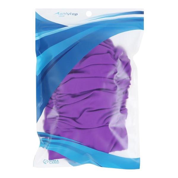 Шапочка для плавания ONLYTOP лайкра 3285671