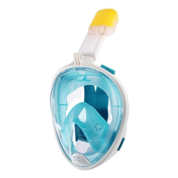 Маска для снорклинга ONLYTOP 4136090 бирюзовая