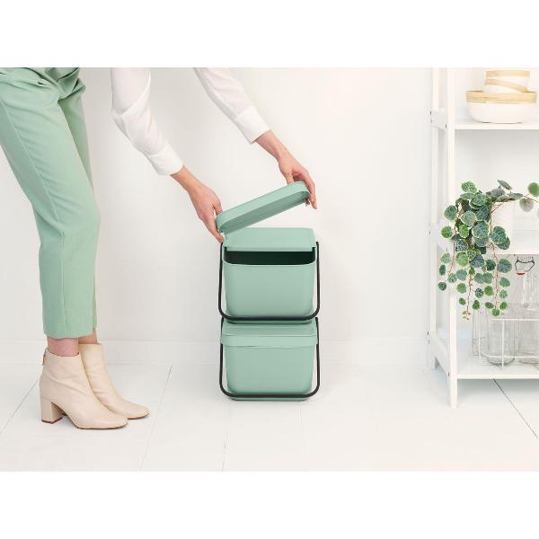 Ведро-туалет Brabantia Sort & Go 277764 голубой
