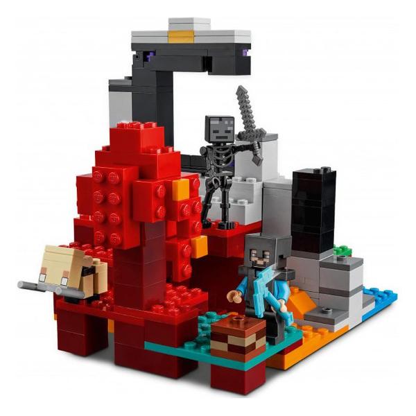 Конструктор Lego Minecraft Разрушенный портал (21172)
