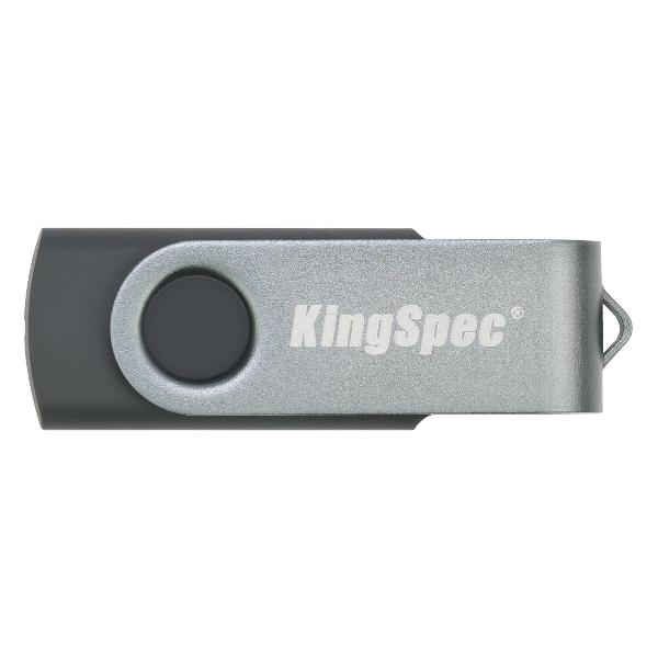 Флеш-диск KingSpec Stick KU2U 256Gb USB2.0 серебристый фото
