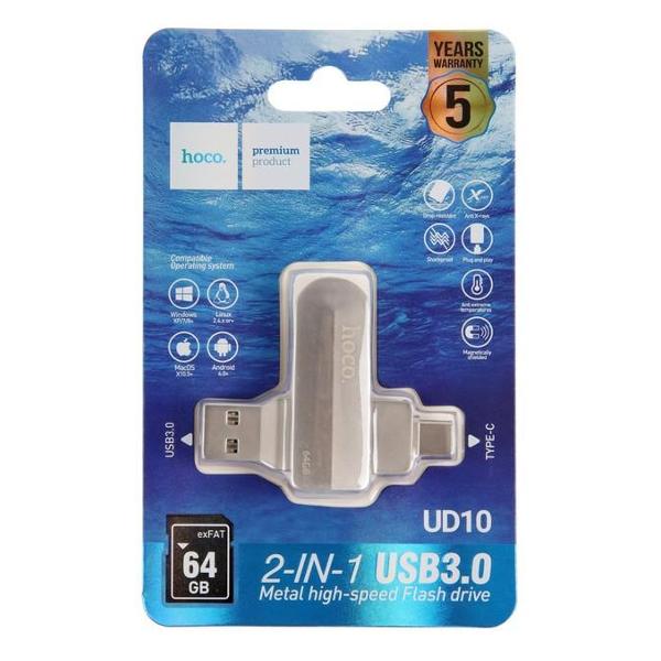 Флэш диск USB Hoco UD10 Wise 64GB
