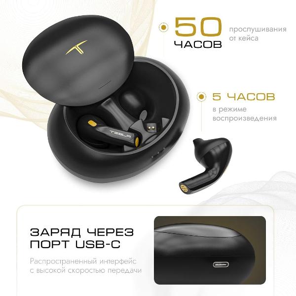 Наушники True Wireless Tesla Experience Pods