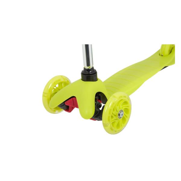 Самокат Novatrack Disco-kids Basic лимонный