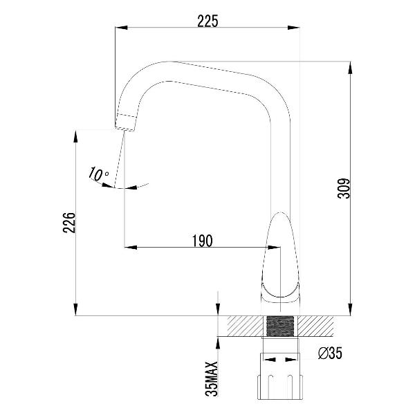 Смеситель Lemark Pramen LM3355C