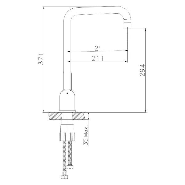 Смеситель Lemark Expert LM5073S